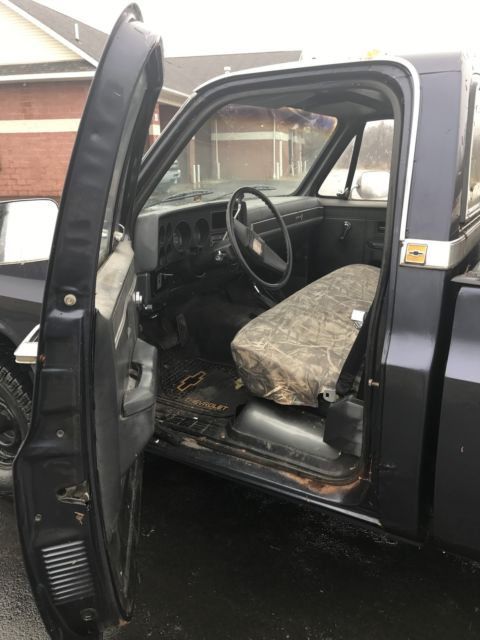 1986 chevy k10 4x4 regular cab long bed auto 5.0l lifted farm truck w/overdrive