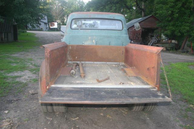 1956 f350 converted into a short box duelly rat rod salvage car parts f100 ford