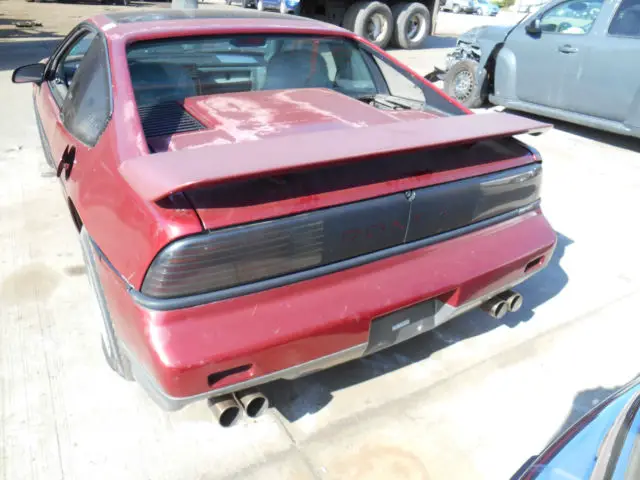 1987 pontiac fiero gt v-6 5 speed trans good to restore parts complete car