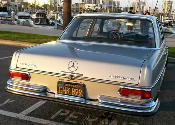 original californian 67 mercedes 250 se w108 sedan automatic with sun roof