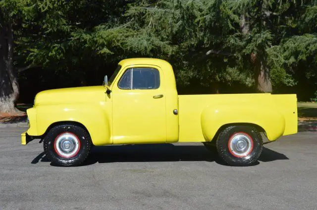 1959 studebaker deluxe gorgeous pickup runs great yellow manual 0