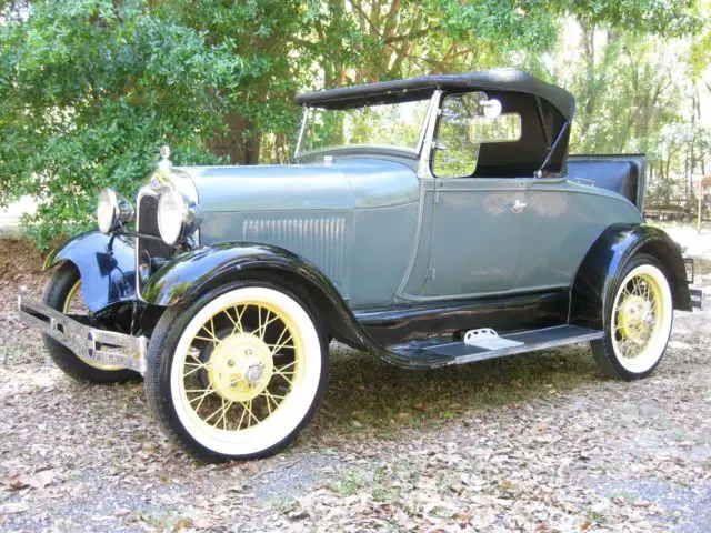 1929 ford model a roadster rumble seat convertible garage barn find no reserve