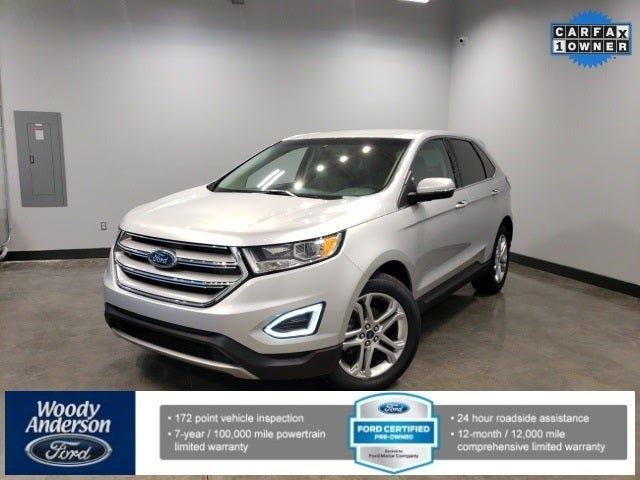 certified 2018 ford edge fwd titanium huntsville, al 35816 for sale in huntsville, alabama