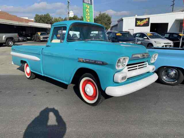 1959 chevrolet pickup pickup blue apache 32