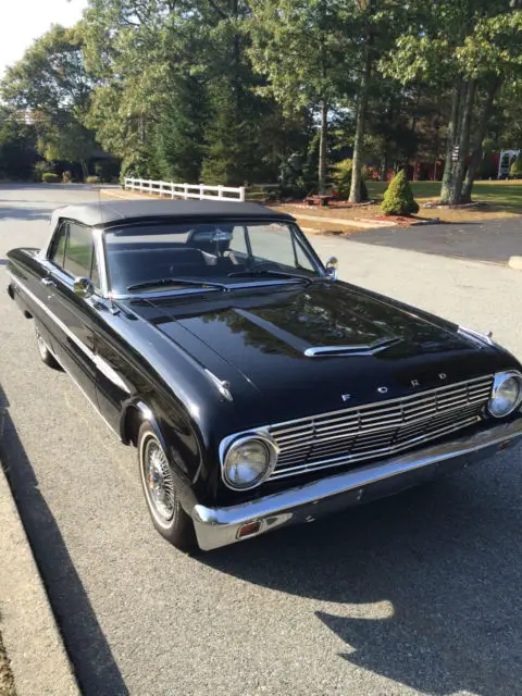 1963 ford falcon futura convertible - original black v6