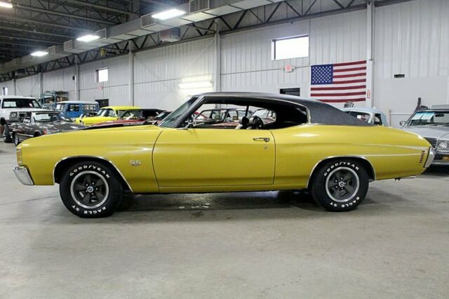 1971 chevrolet chevelle ss ls-5 54221 miles gold coupe 454ci v8 365hp automatic