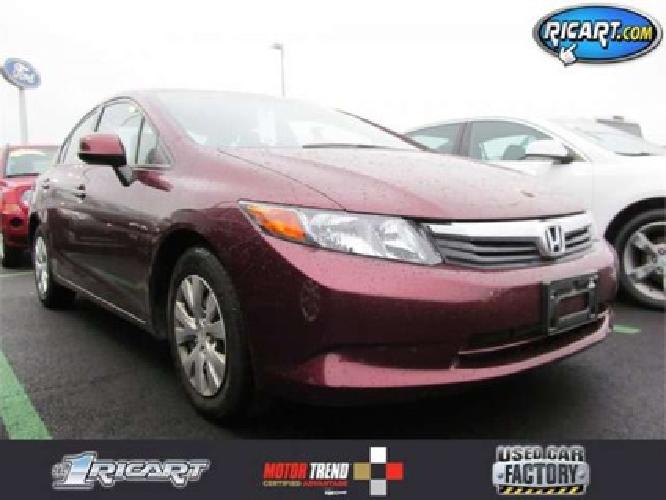 2012 honda civic sdn lx in columbus, oh