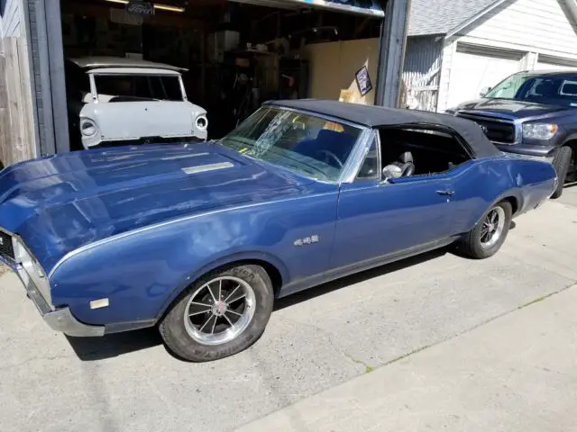 1968 oldsmobile 442 convertible - original olds 4 speed car - no reserve!!!