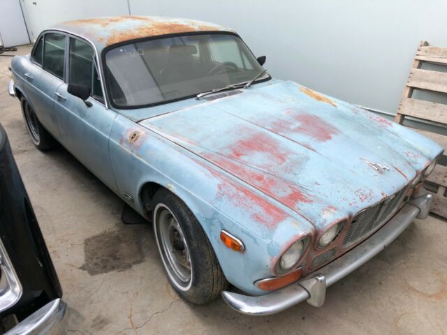 1973 jaguar xj6 rare series 1 complete parts car early chrome bumpers