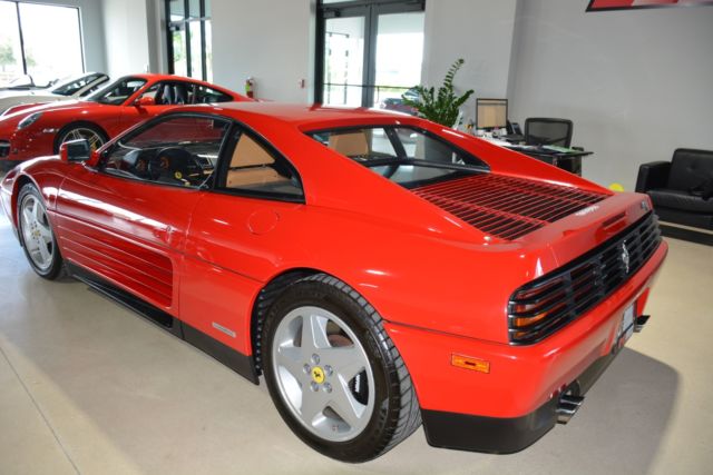 1992 ferrari 348 tb 7,325 miles red 2 door manual