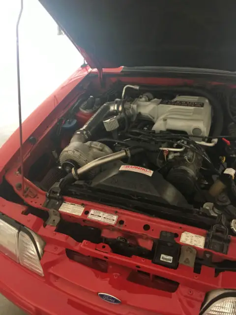 1993 mustang lx 5.0 coupe supercharged trunk nice! last of the foxbody