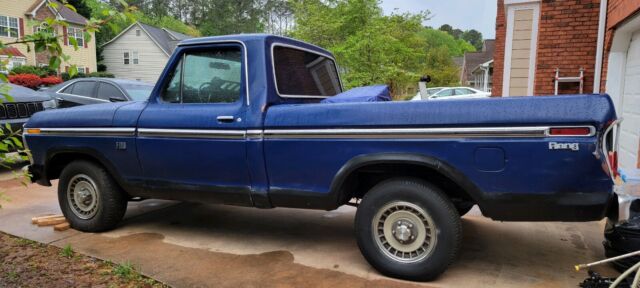 1974 ford f100 pickup blue rwd manual ranger