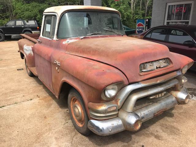 1955 gmc series 100 v8 true barn find! all original free shipping! make offer!
