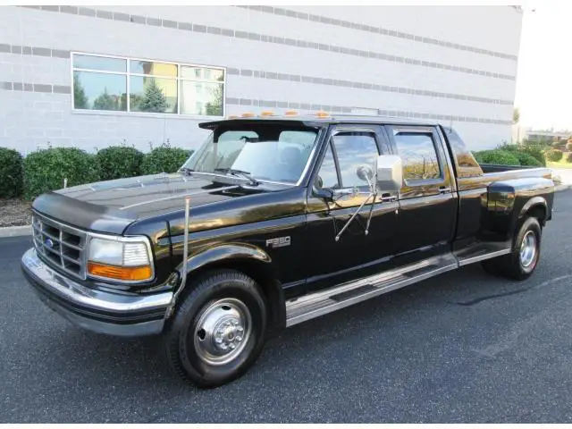 1992 ford f-350 xlt 7.3 liter diesel dually black low miles rare find must see