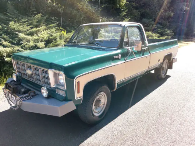 1978 chevy silverado 4x4 k20 3/4 350 4 speed 157k a/c gmc worldwide no reserve