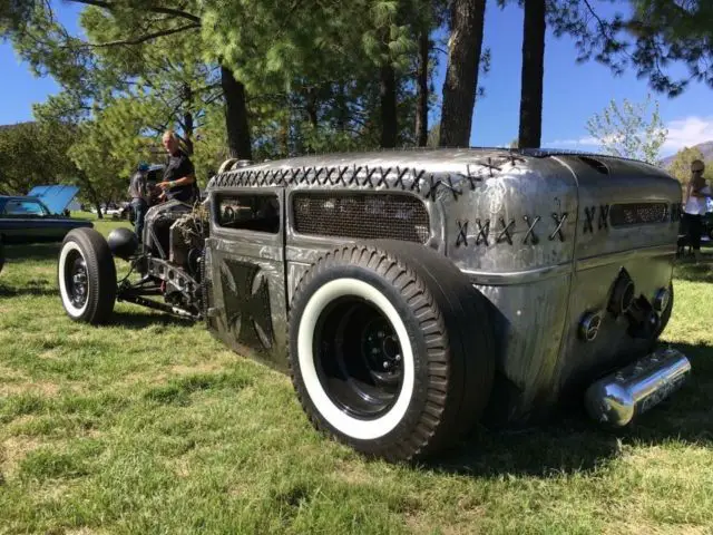 1929 ford model a tudor diesel rat rod