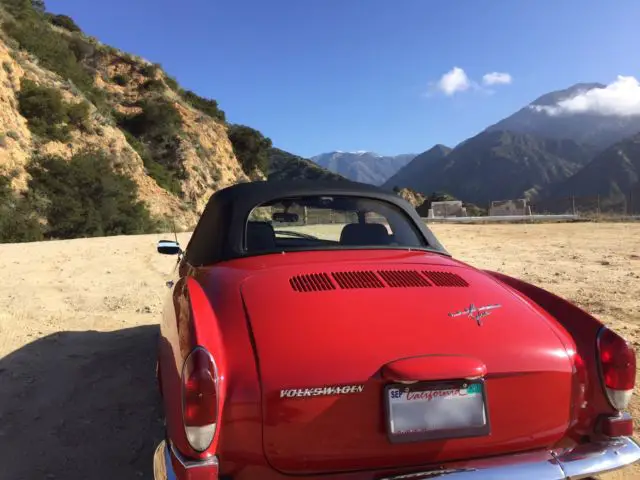 karmann ghia convertible, excellent condition