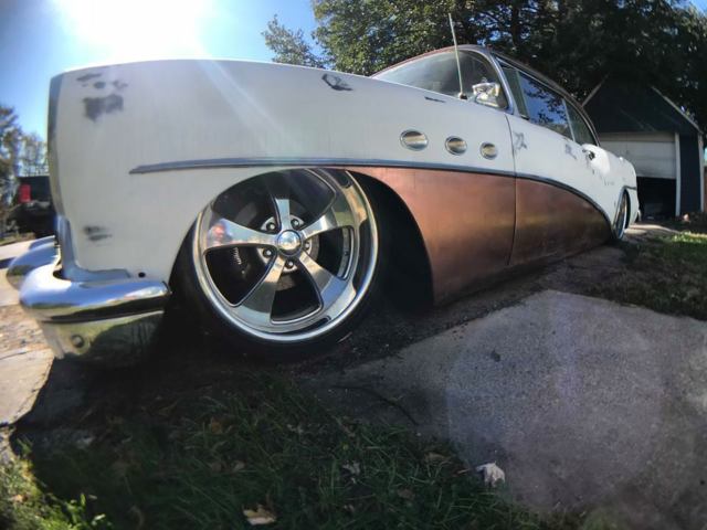 1954 buick special rat rod bagged air ride hot rod patina kustom lowered classic