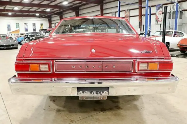 1976 mercury monarch 14397 miles dark red coupe 302ci v8 3-speed manual