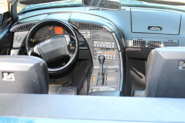 1991 chevrolet corvette convertible quasar blue excellent condition
