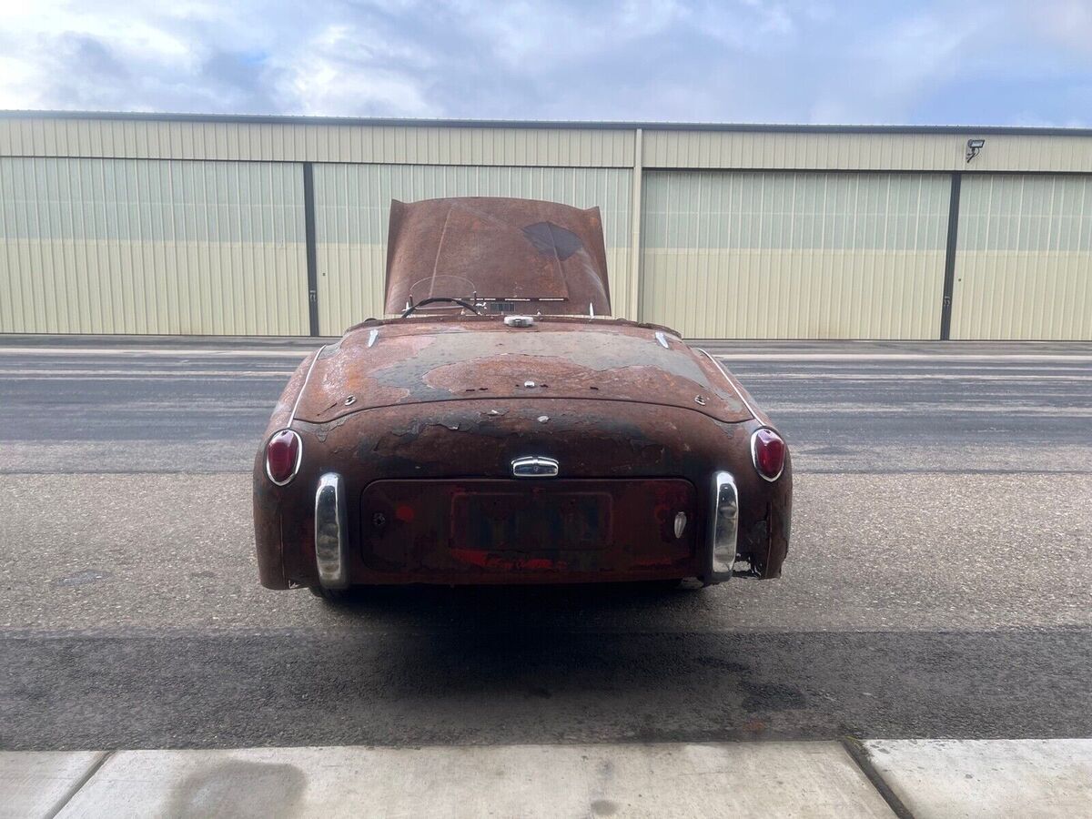 1954 triumph tr 2 convertible blue