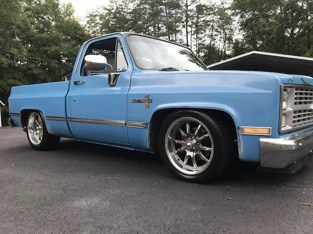 1984 chevrolet c10 scottsdale 350 v8 patina shop truck rat rod