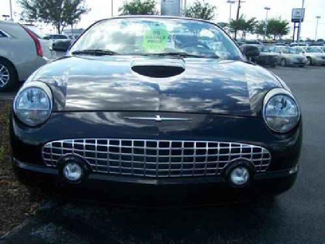 2002 ford thunderbird convertible black in greenwood, in