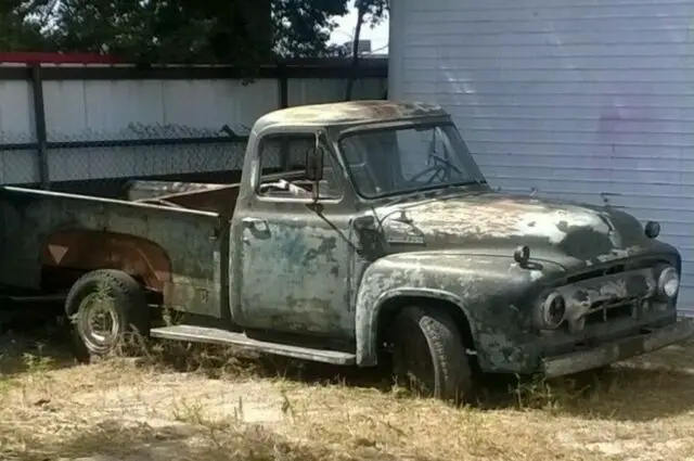 1954 ford f-250 pickup truck long narrow bed 292 v-8 motor