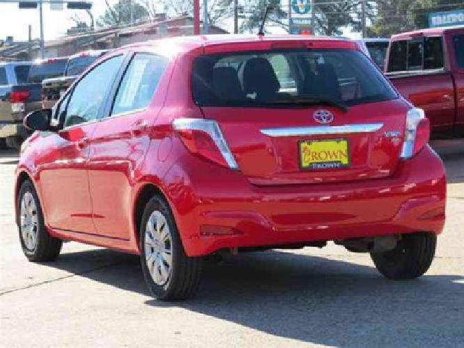 2014 toyota yaris red, 37k miles in tyler, tx