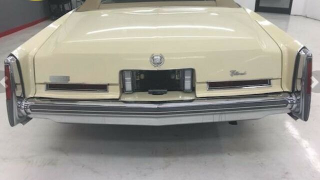 cadillac eldorado yellow with 34,925 miles, for sale!