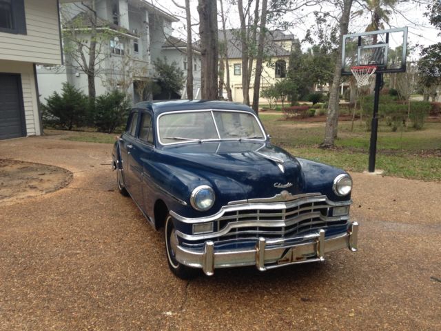 1949 chrysler royal original engine and 3 speed, runs great