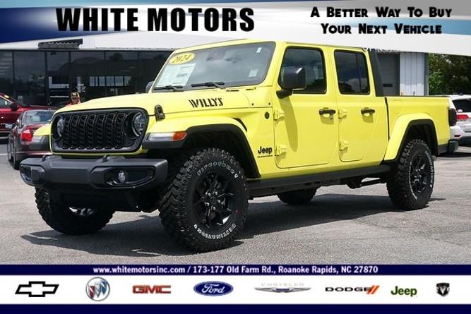 new 2024 jeep gladiator willys 4x4