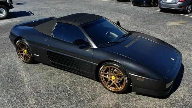 1994 ferrari 348 spider*rare*320hp*5-spd man*custom matte black wrap*finance