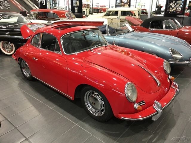 1965 porsche 356c with power sunroof, #'s match, restored, terrific find