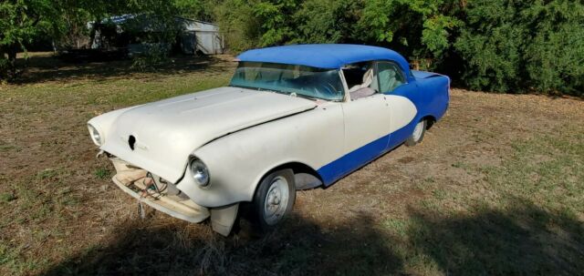 1956 oldsmobile 98 holiday hardtop - 324 v8, 4-speed hydramatic tranny - 2-tone