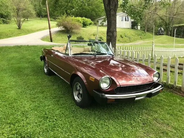 1981 fiat 124 spider all original except paint job