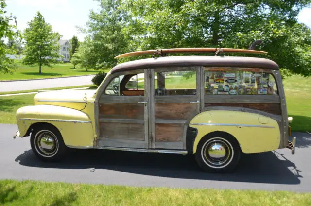 1948 ford super deluxe woody station wagon