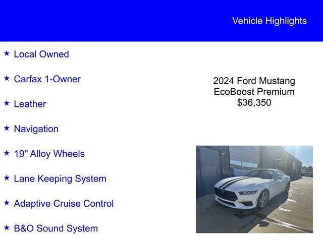 2024 ford mustang ecoboost premium