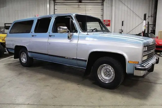 1991 chevrolet suburban 45041 miles blue suv 350 v8 automatic