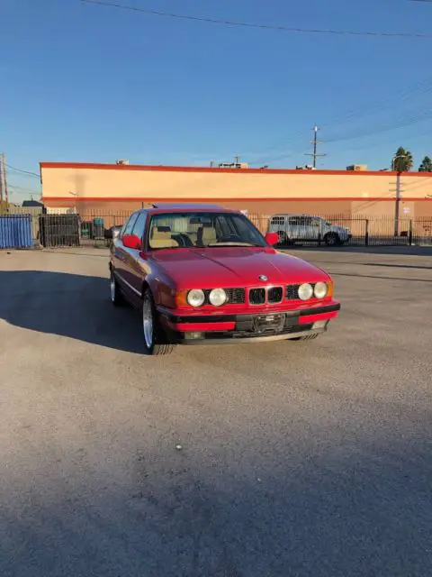 535i / 5 speed / manual m30 3.5l red