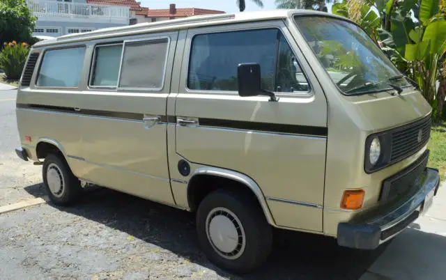 1985 vw volkswagen vanagon gl weekender half conversion sunroof