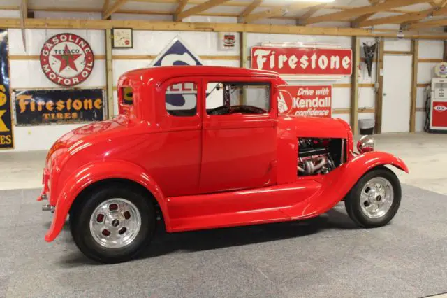 1929 ford coupe "real" steel body hot rod / street rod - beautiful craftsmanship