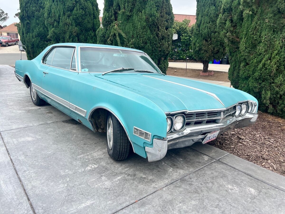 1966 oldsmobile starfire coupe green rwd automatic base