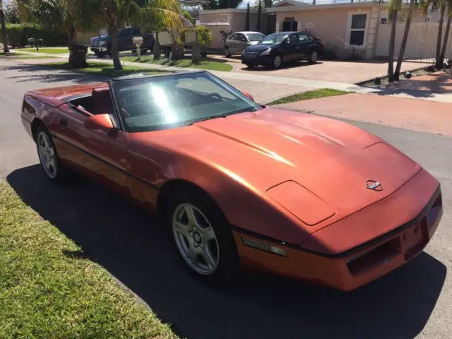 1989 corvette convert. with hardtop, $1 no reserve