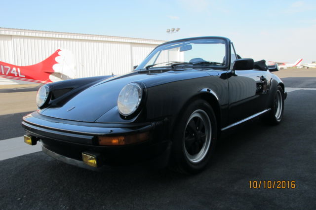 1983 porsce 911 sc cabriolet sp manual classic california car!