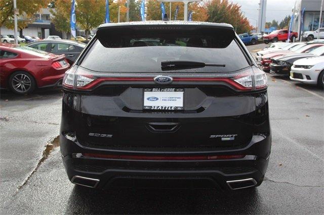 certified 2018 ford edge awd sport seattle, wa 98125 for sale in seattle, washington