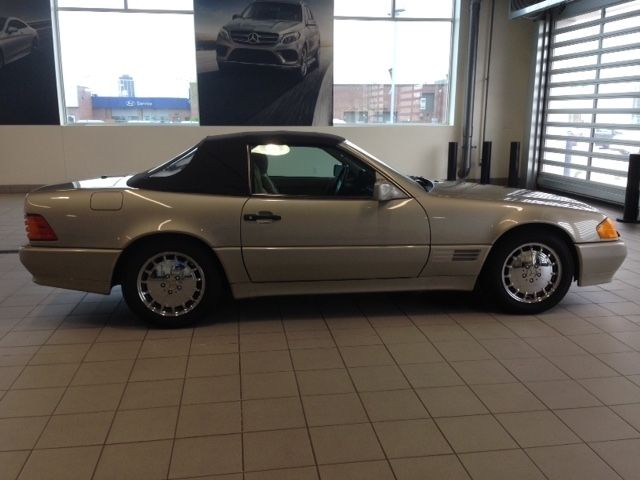 1991 mercedes benz 500 sl convertible - with hard top & storage cart with cover