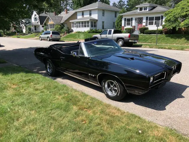 1968 gto convertible tribute car triple black