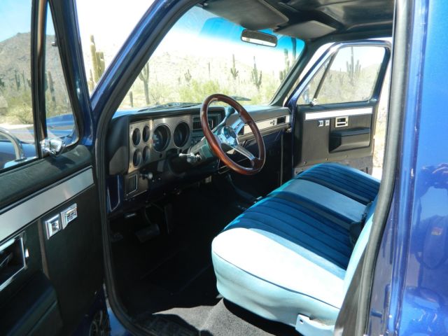 1987 chevrolet silverado k10 v10 c10 fuel injected 4x4 4wd 5.7 arizona truck tbi