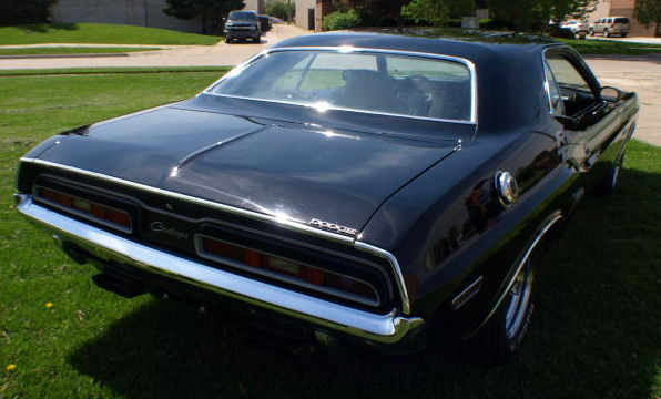 1971 dodge challenger 440+6 four 4 speed black stroked 71 leather